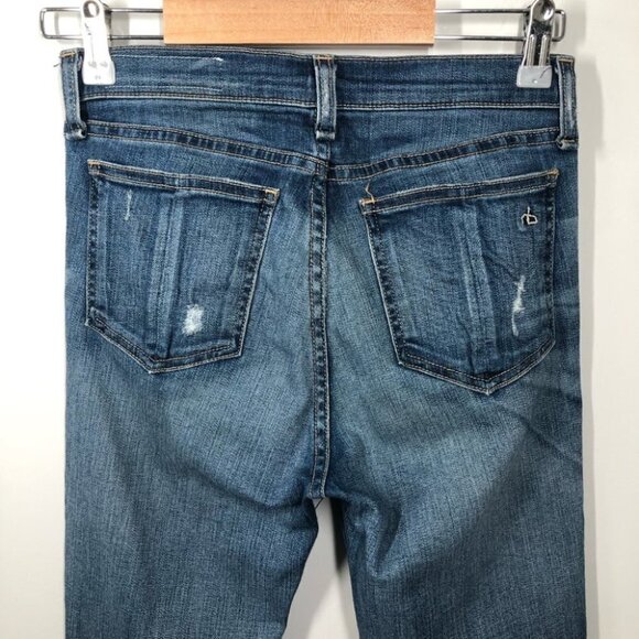 RAG‎ and Bone Cropped Raw Hem  Jeans Size 25 - Picture 4 of 9
